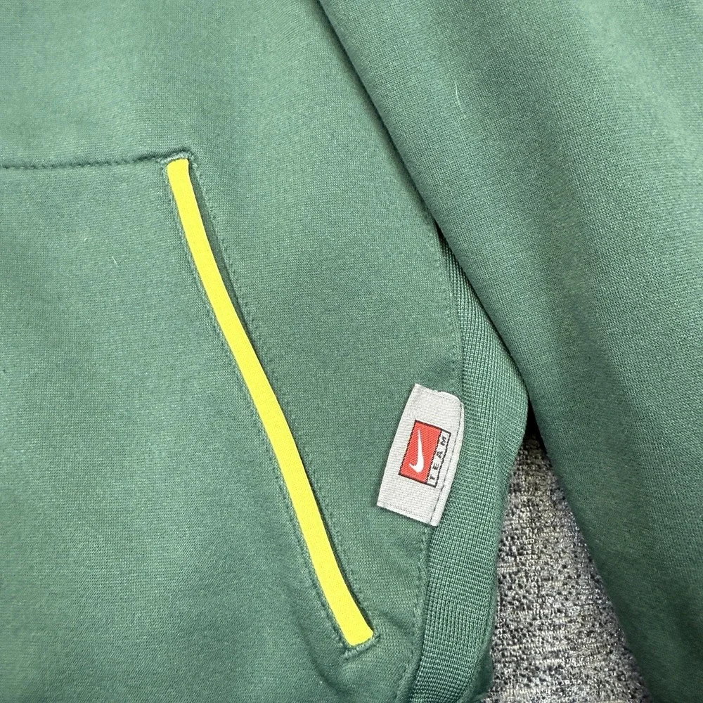 Nike Oregon Ducks Hoodie Sweatshirt Youth Boys Medium‎ Green Y2K Pullover